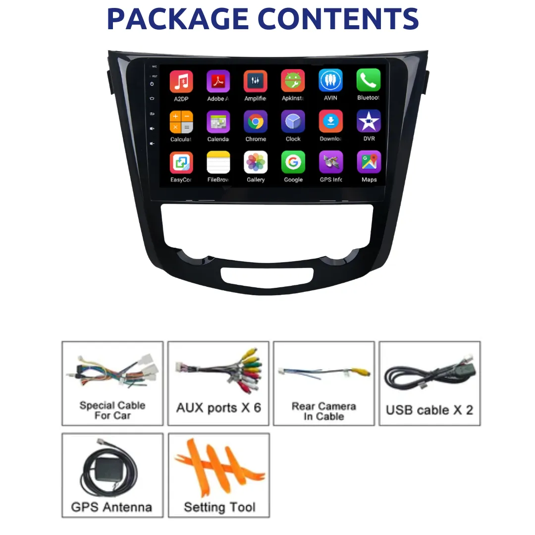 Daiko X Car Stereo Wireless Carplay Android Auto For Nissan X-Trail 2013-2022