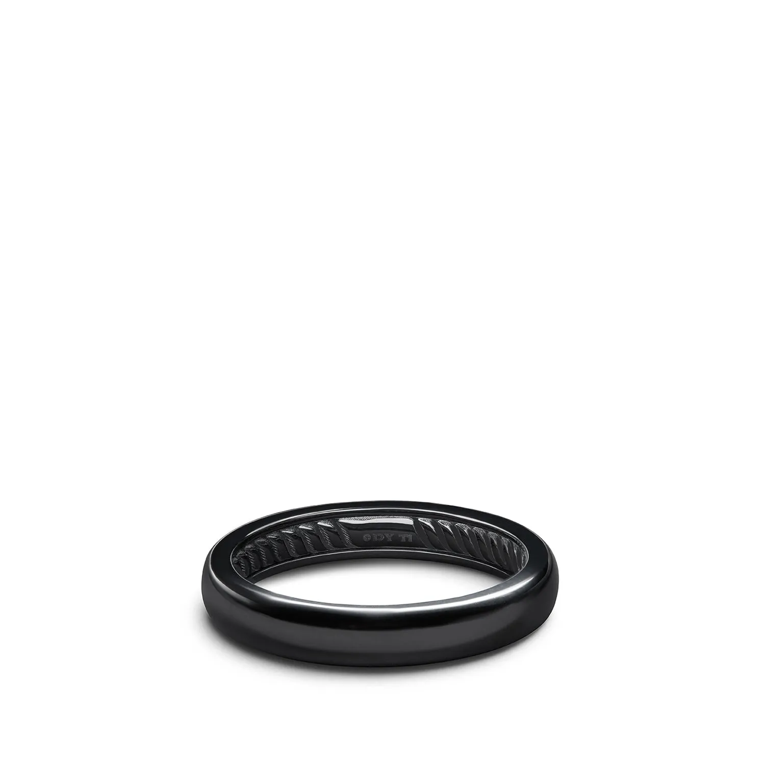 David Yurman The Wedding Collection Ring in Black Titanium