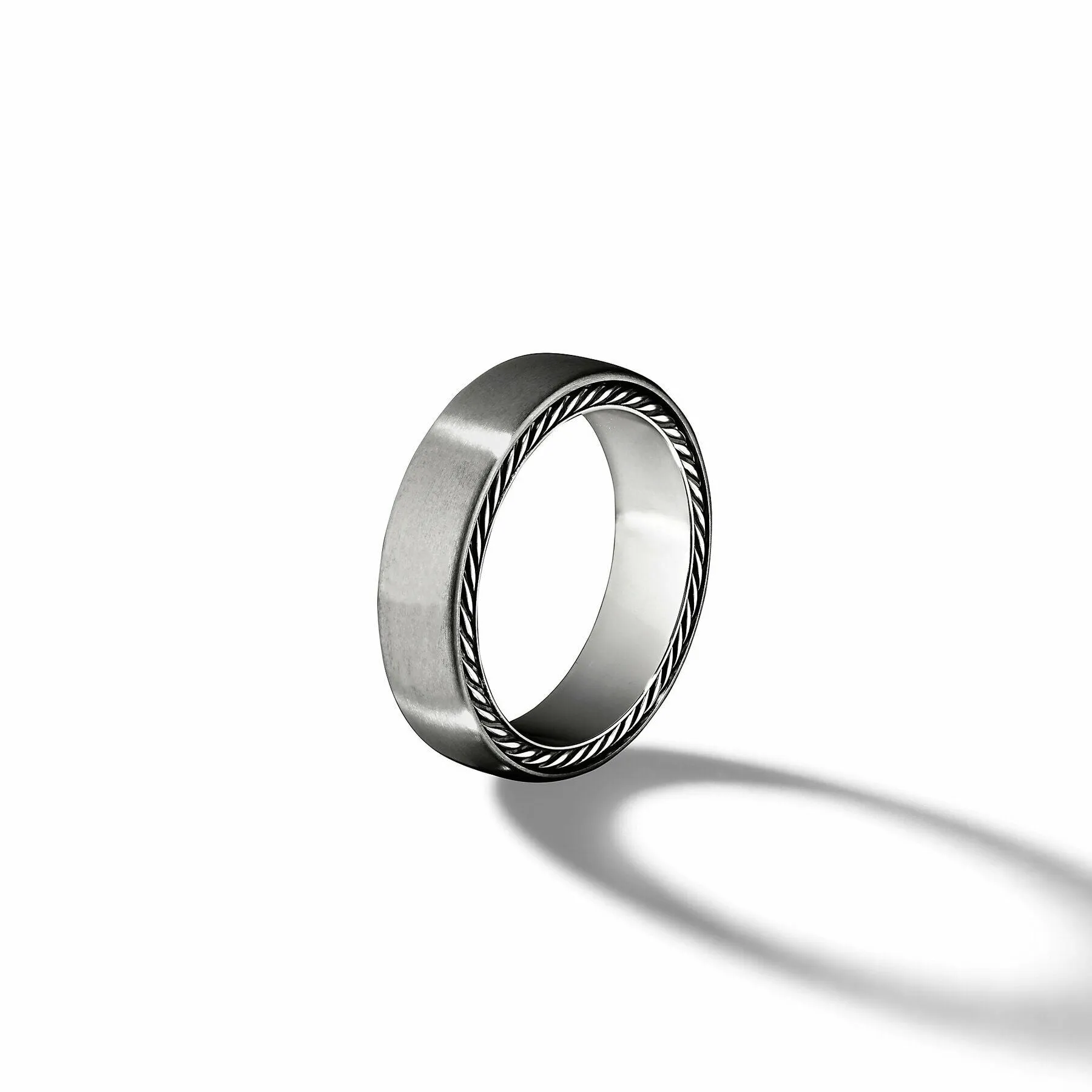 David Yurman The Wedding Collection Ring in Grey Titanium