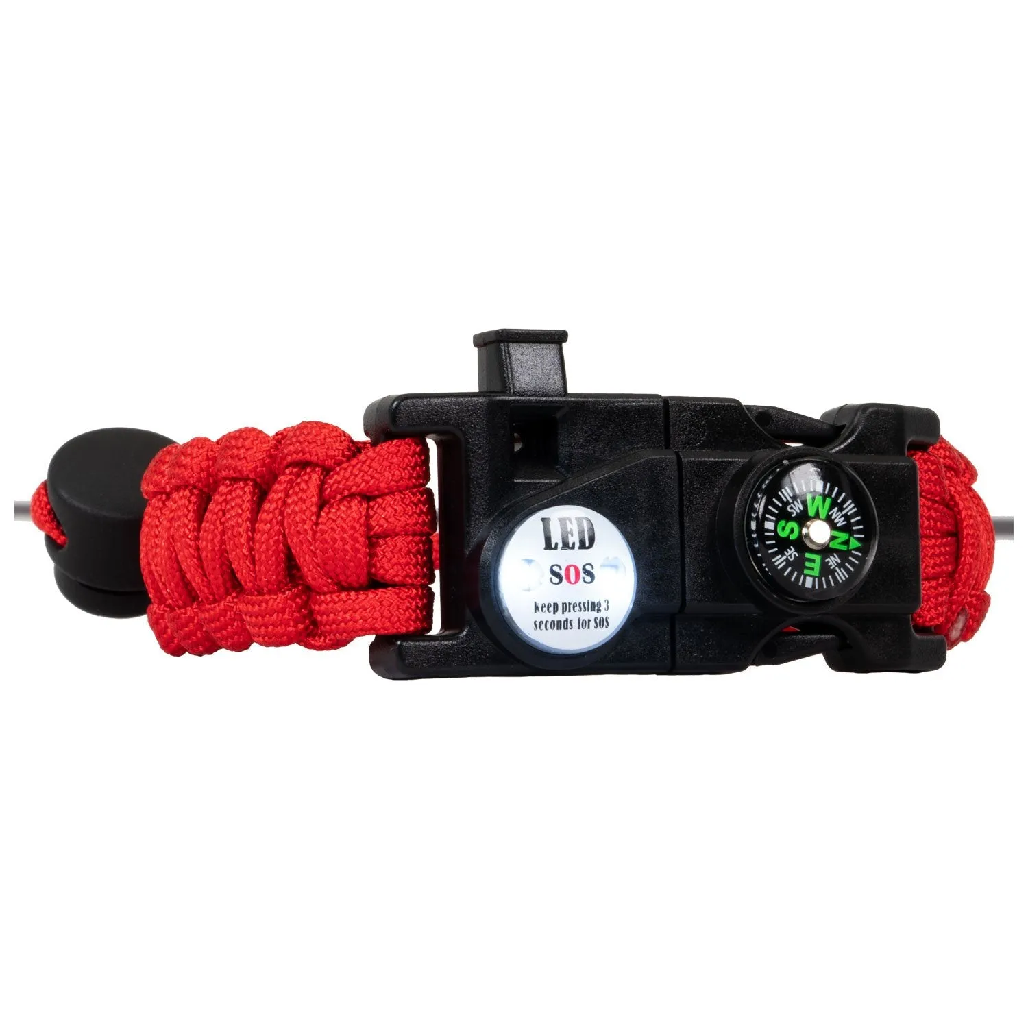 Deco Gear Tactical Gift Set - Pen, Flashlight, Emergency Survival Bracelets, Dome Light