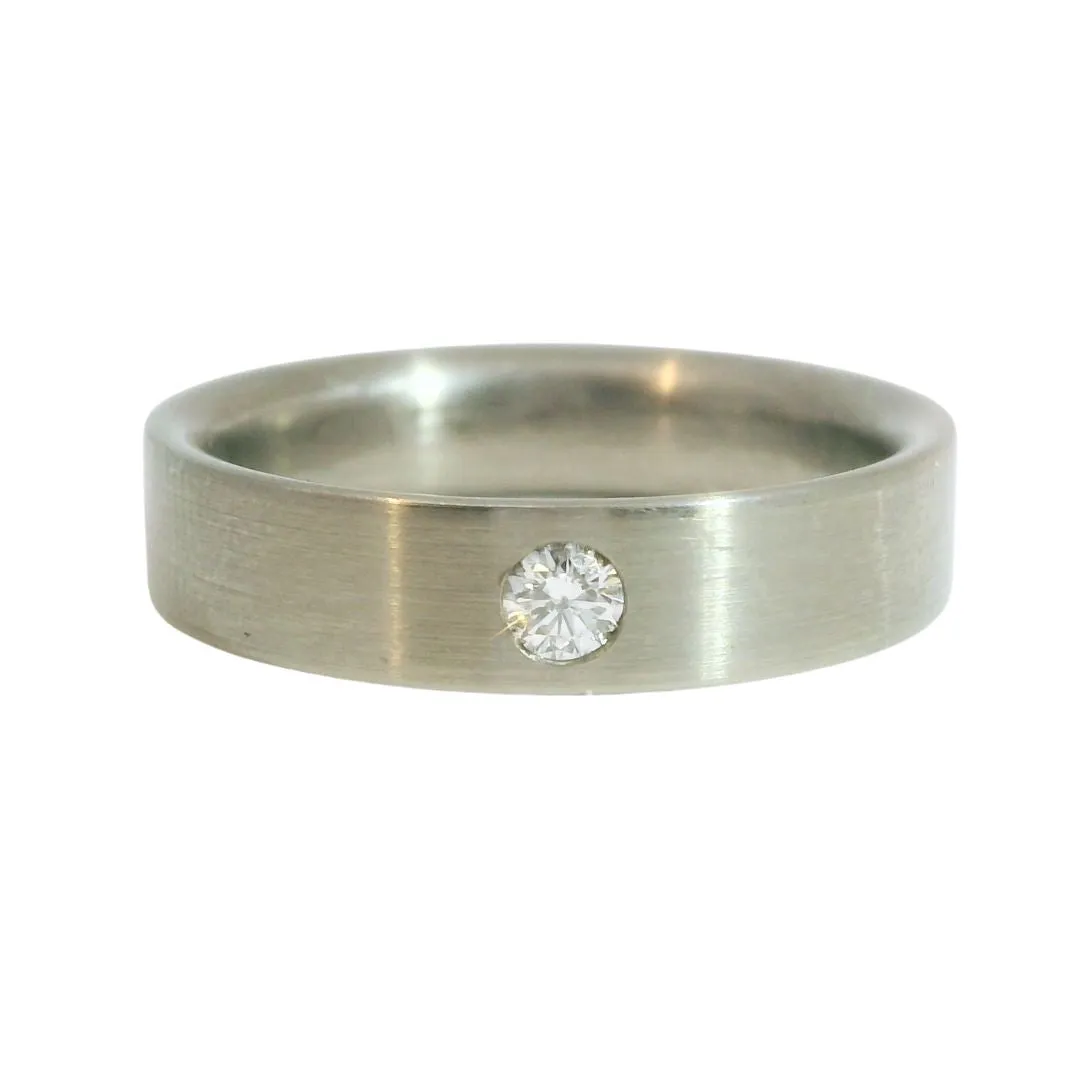 Diamond Detail & Titanium Band