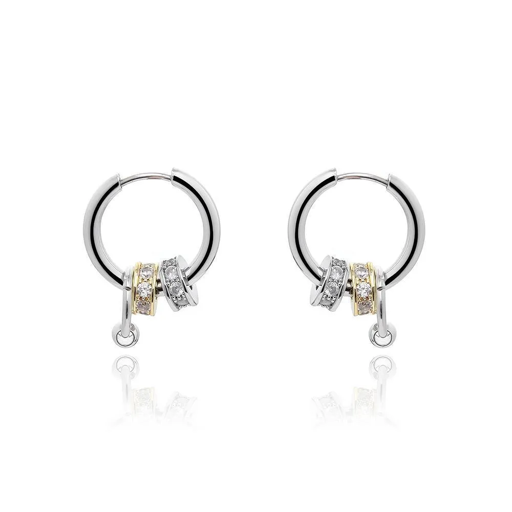 Diamond-Studded Earrings