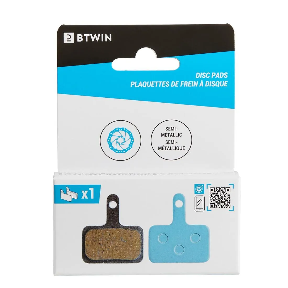 Disc Brake Pads - Compatible with Shimano Deore/Tektro Semi-Metallic