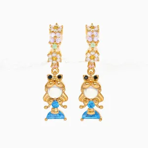 Disney Alice in Wonderland Dangle Hoops