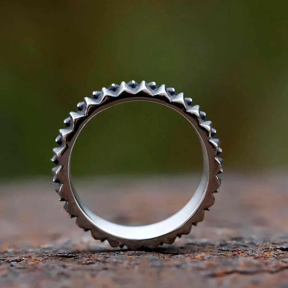 Double Claw Titanium Ring