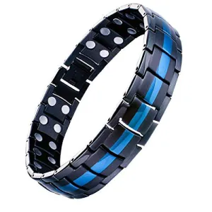 Double Row Titanium Steel Magnetic Bracelets
