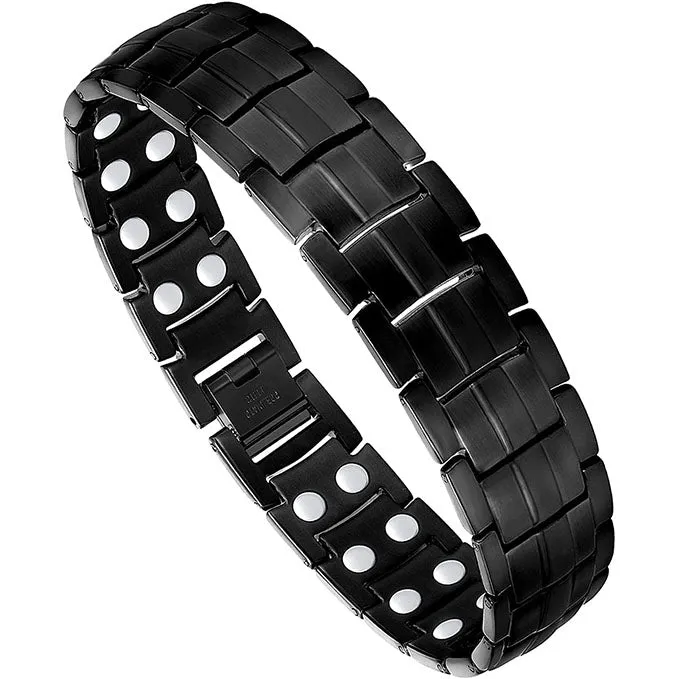 Double Row Titanium Steel Magnetic Bracelets
