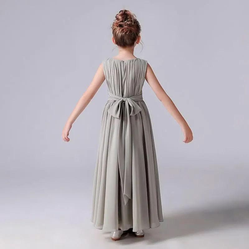 Elegant Childhood Dreamy Dress A Fairy-like Princess Dress Minimal Pleated Design Fresh and Elegant