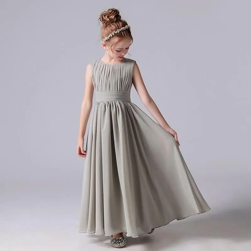 Elegant Childhood Dreamy Dress A Fairy-like Princess Dress Minimal Pleated Design Fresh and Elegant