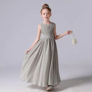 Elegant Childhood Dreamy Dress A Fairy-like Princess Dress Minimal Pleated Design Fresh and Elegant