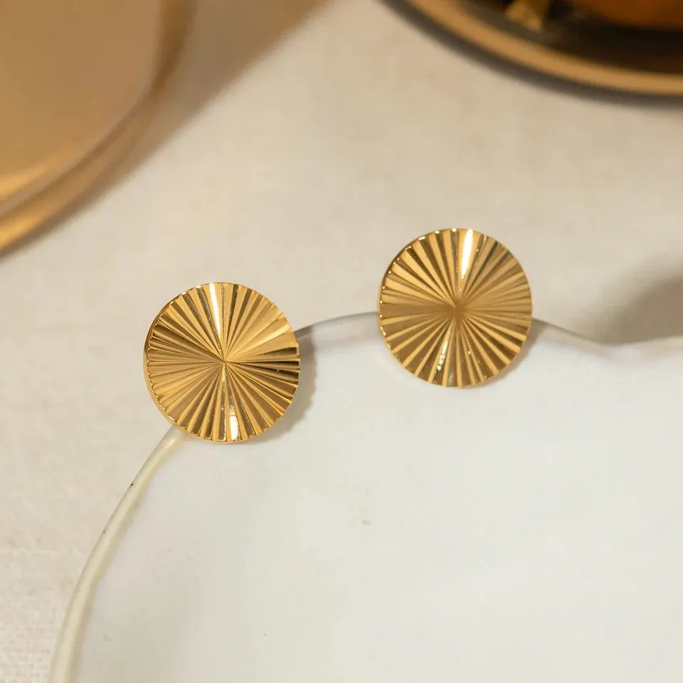 Enchanting Sun Stud Earrings
