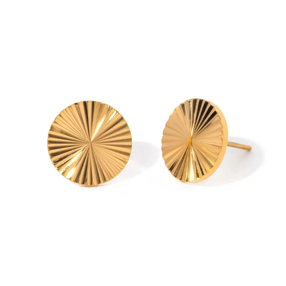 Enchanting Sun Stud Earrings