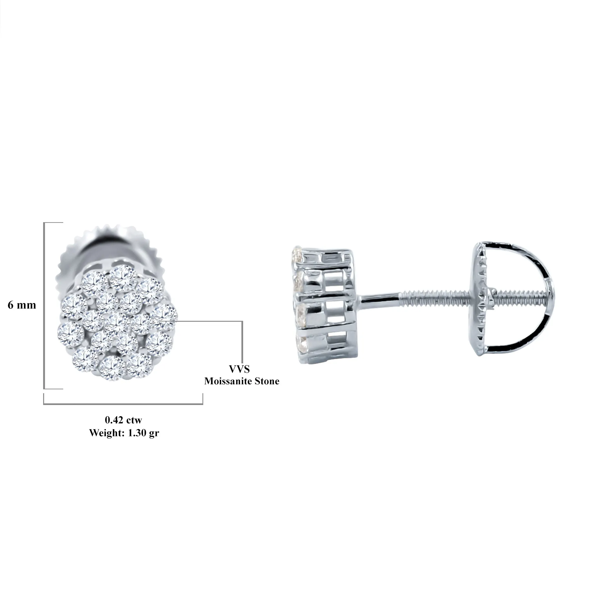 ENIGMAE MOISSANITE EARRINGS |  994631