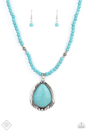Evolution - Blue (Turquoise) Necklace (SSF-0221)