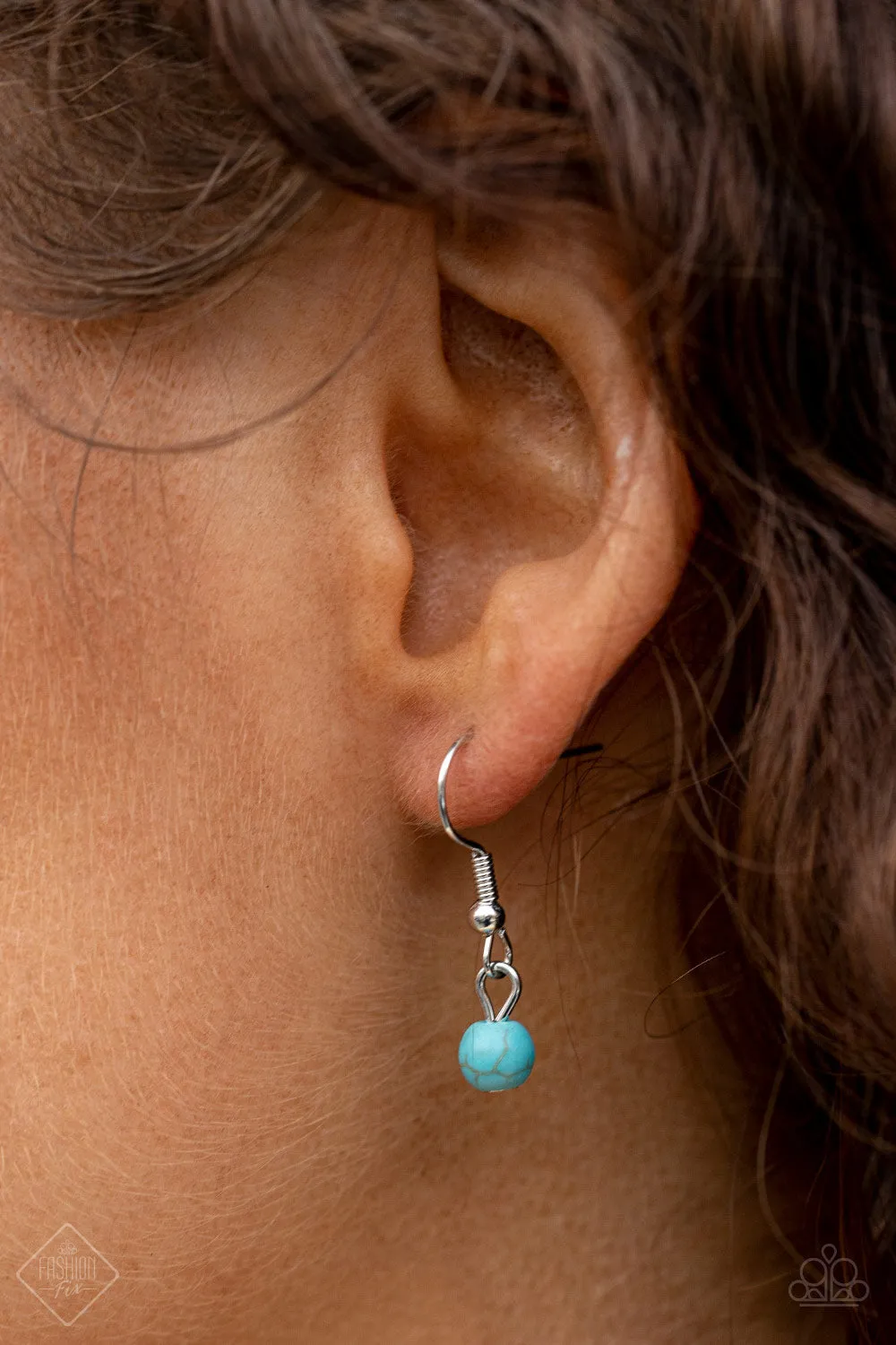 Evolution - Blue (Turquoise) Necklace (SSF-0221)