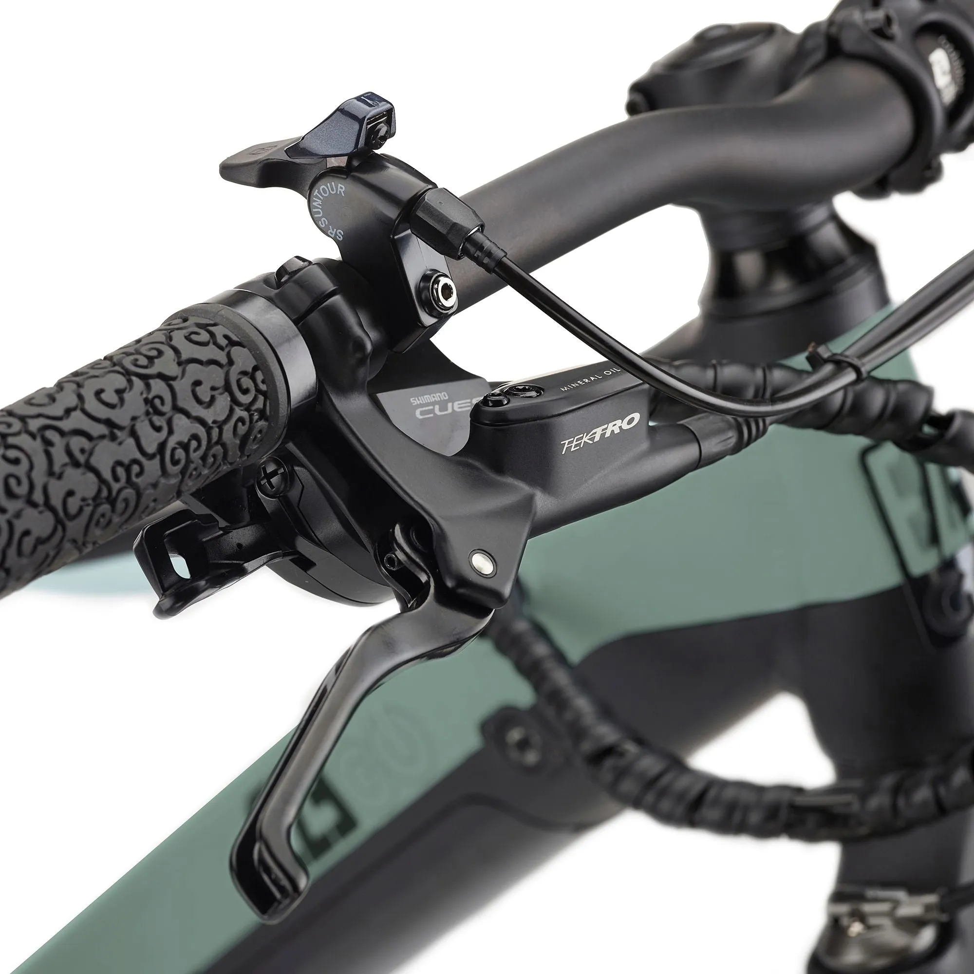 Ezego Trail Destroyer II Electric Mountain Bike 2024 - Army Green