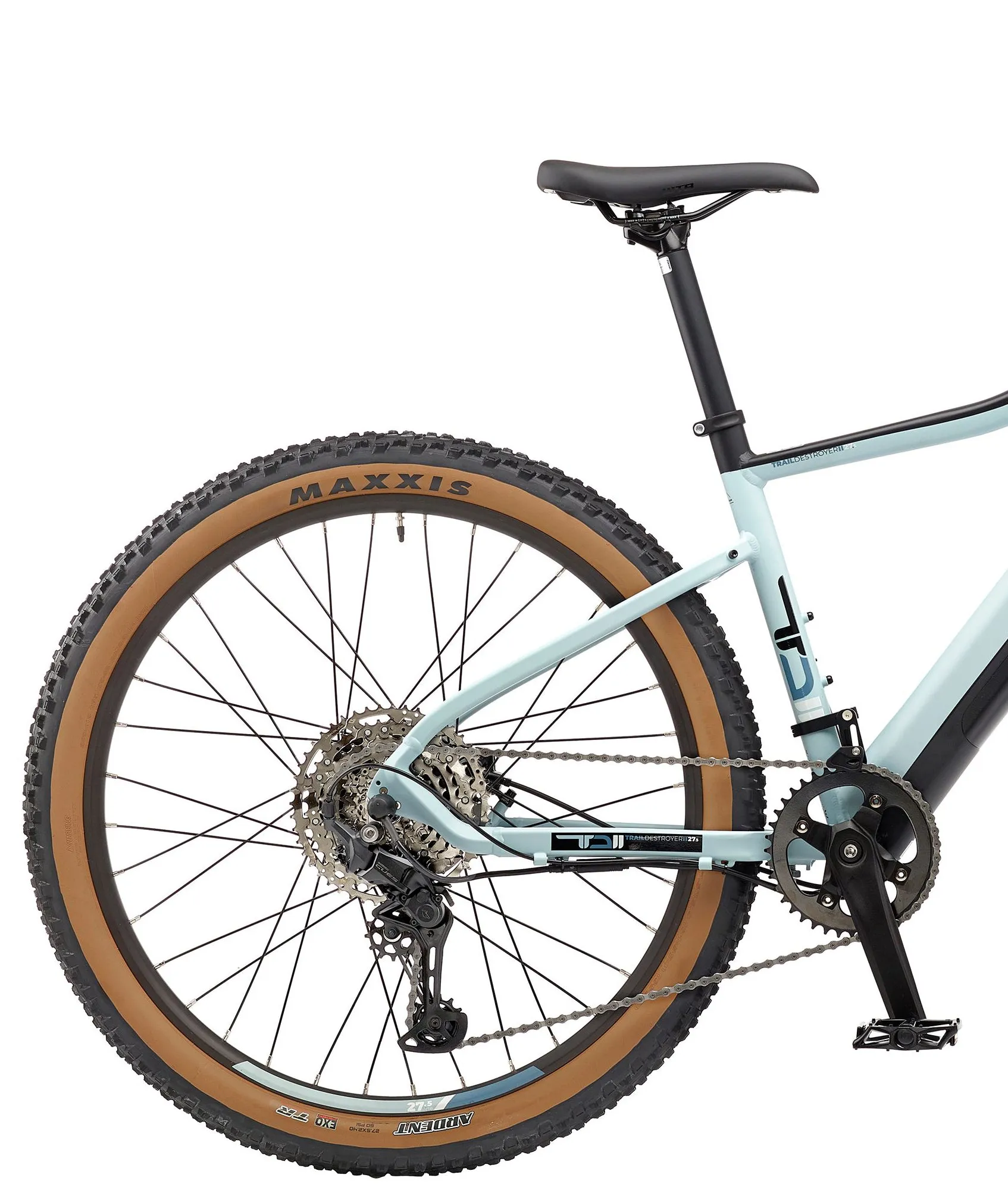 Ezego Trail Destroyer II Electric Mountain Bike 2024 - Ice Blue