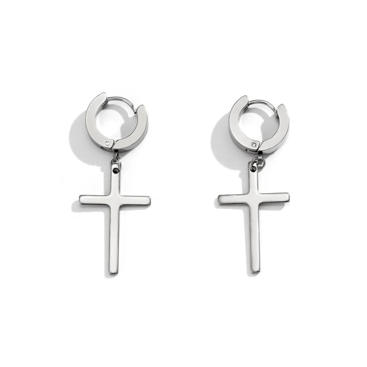 Fashionable Cross Design Earrings