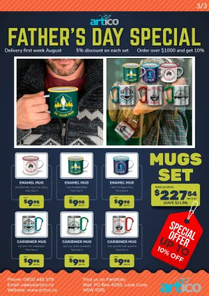 Father's Day Mug Set
