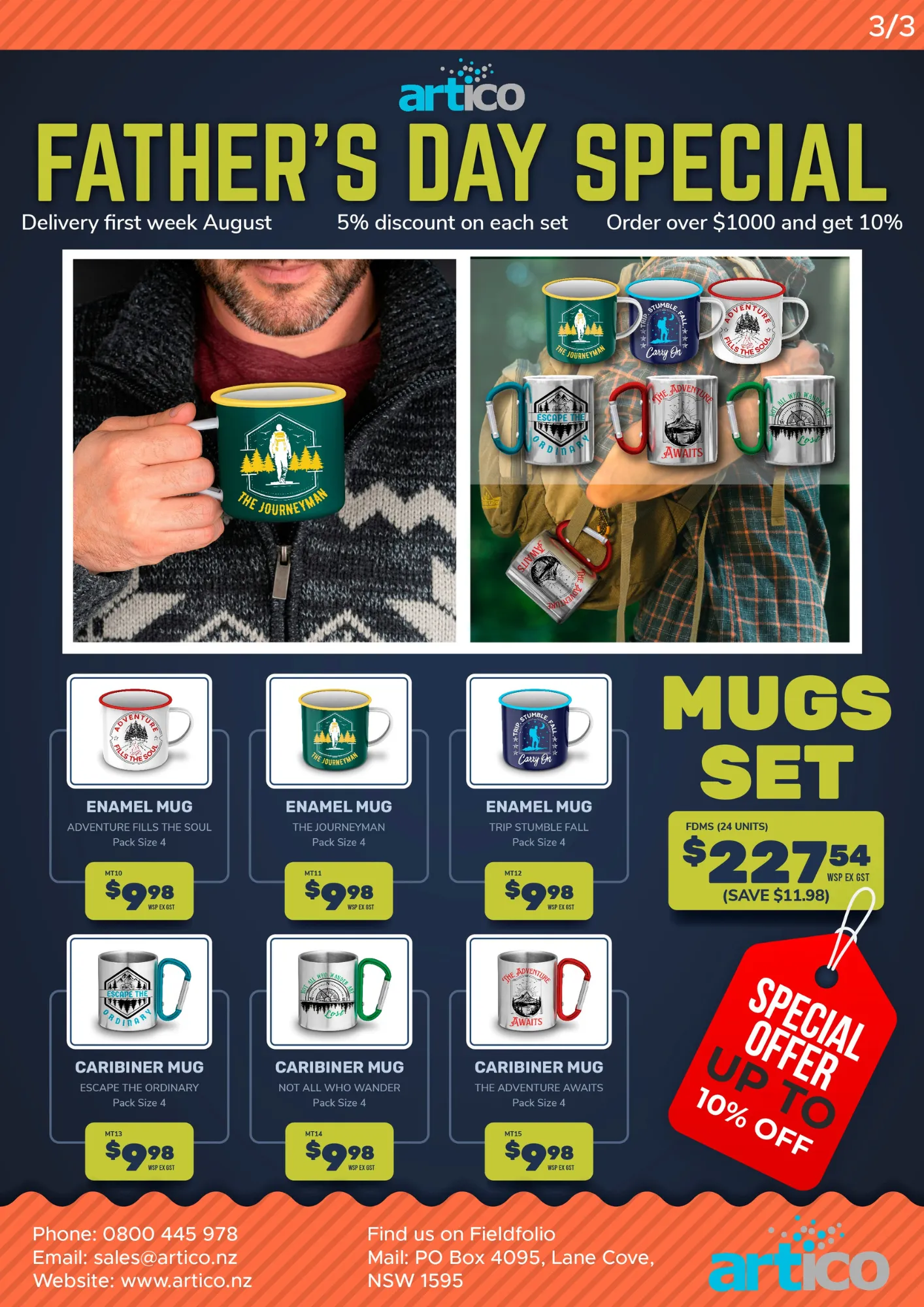 Father's Day Mug Set