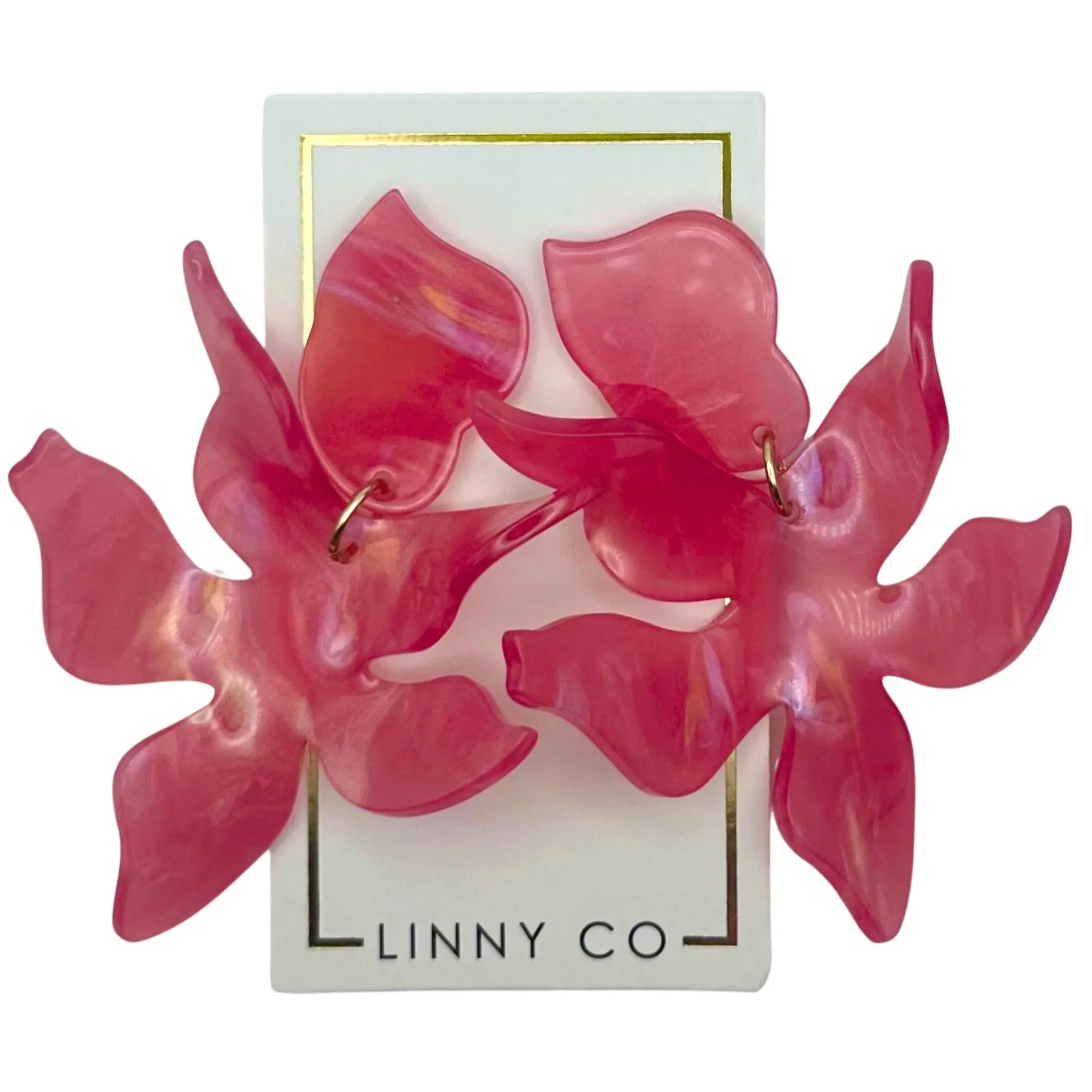 Flora-Azalea Pink Earrings