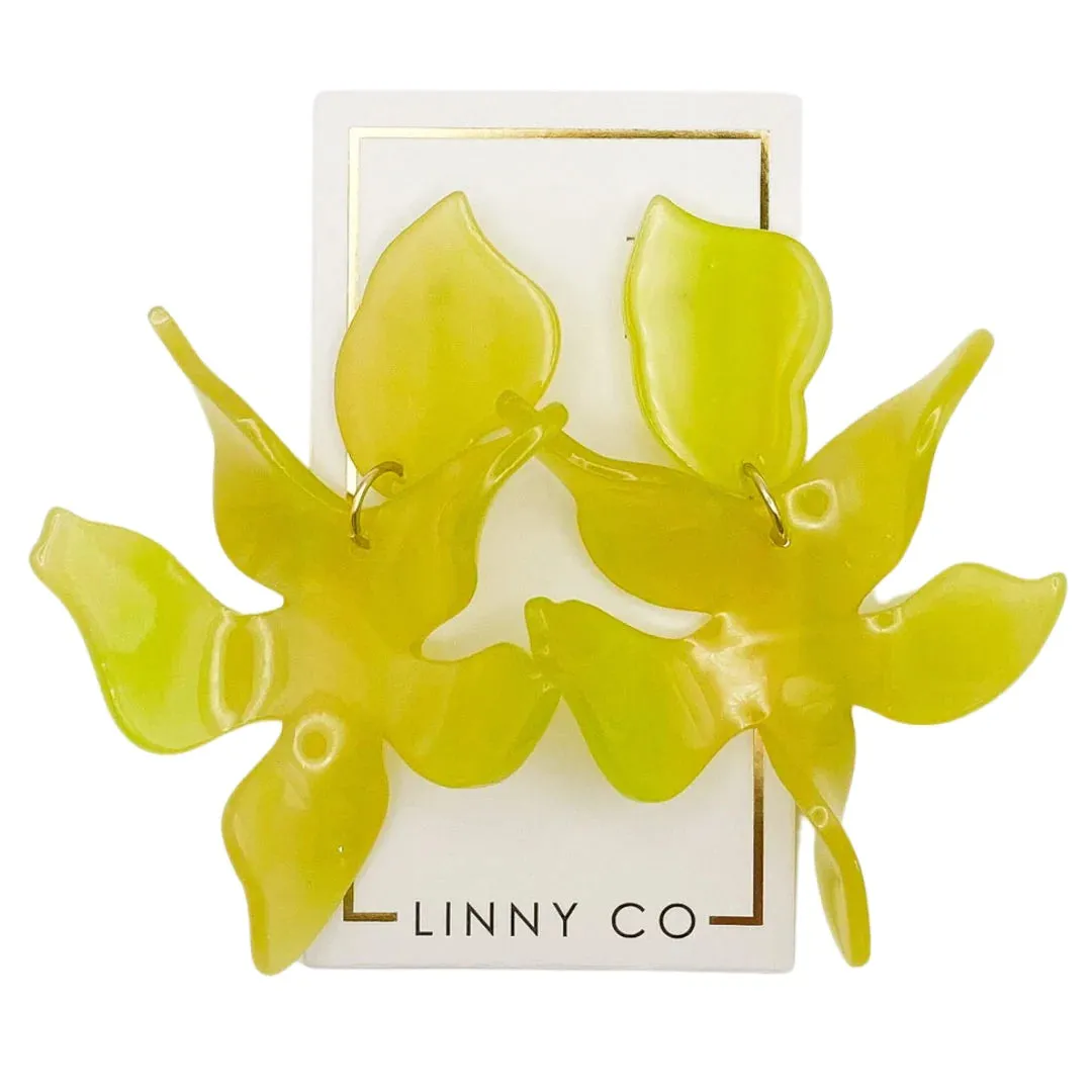 Flora- Citrine Earrings