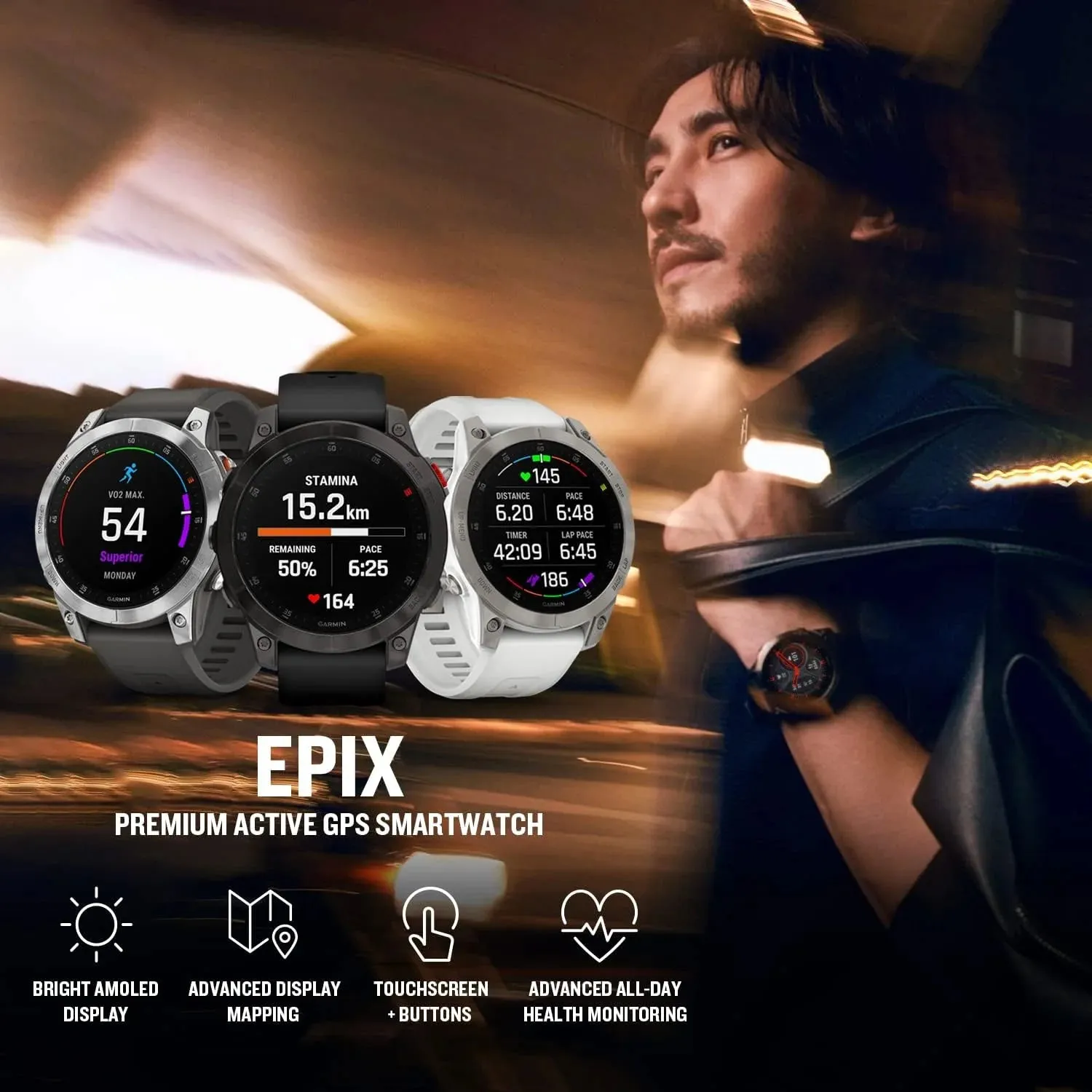 Garmin Epix Premium Active GPS Smartwatch (Gen 2 - 47MM)