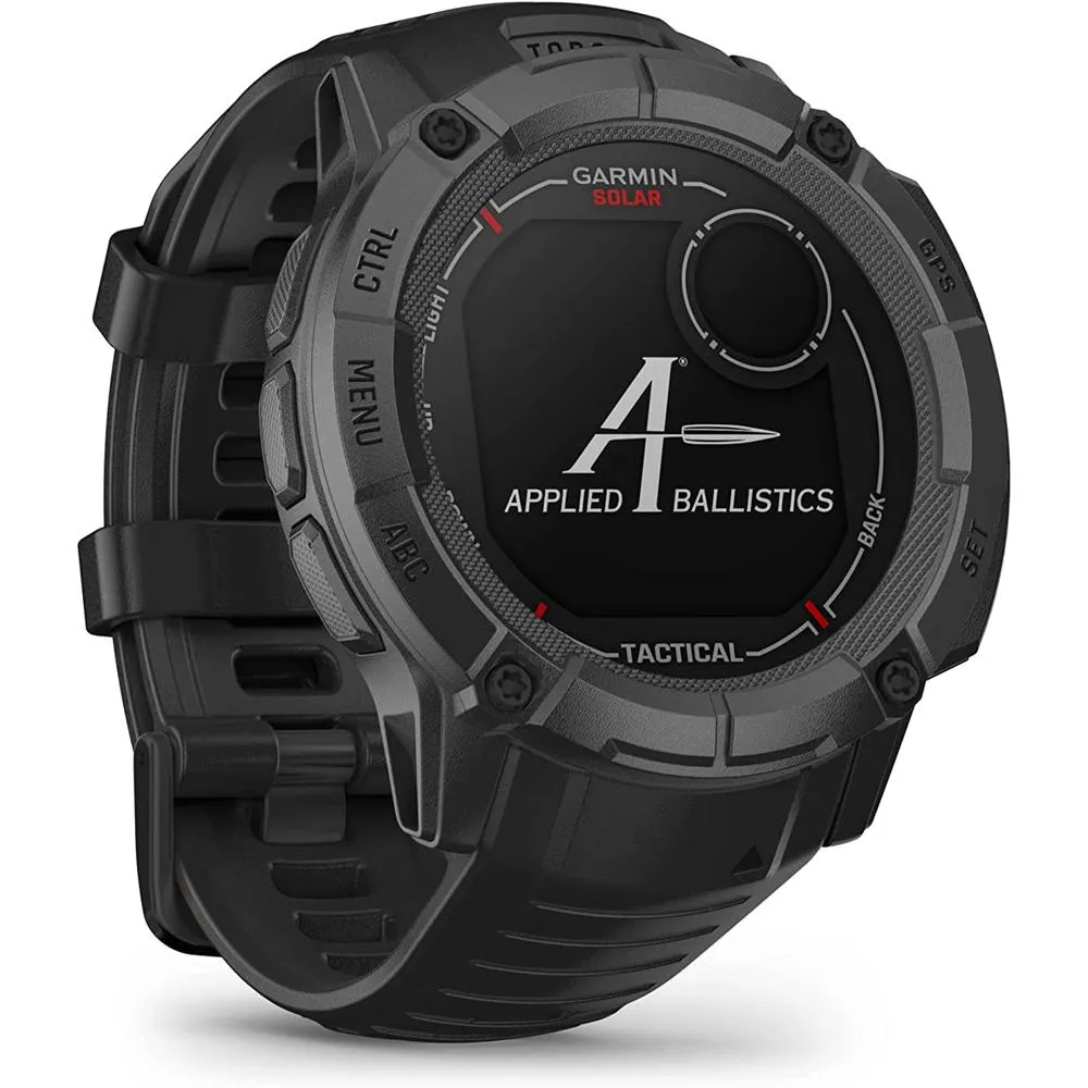 Garmin Instinct 2X Solar GPS Smartwatch Tactical Edition Black   2 Year Warranty