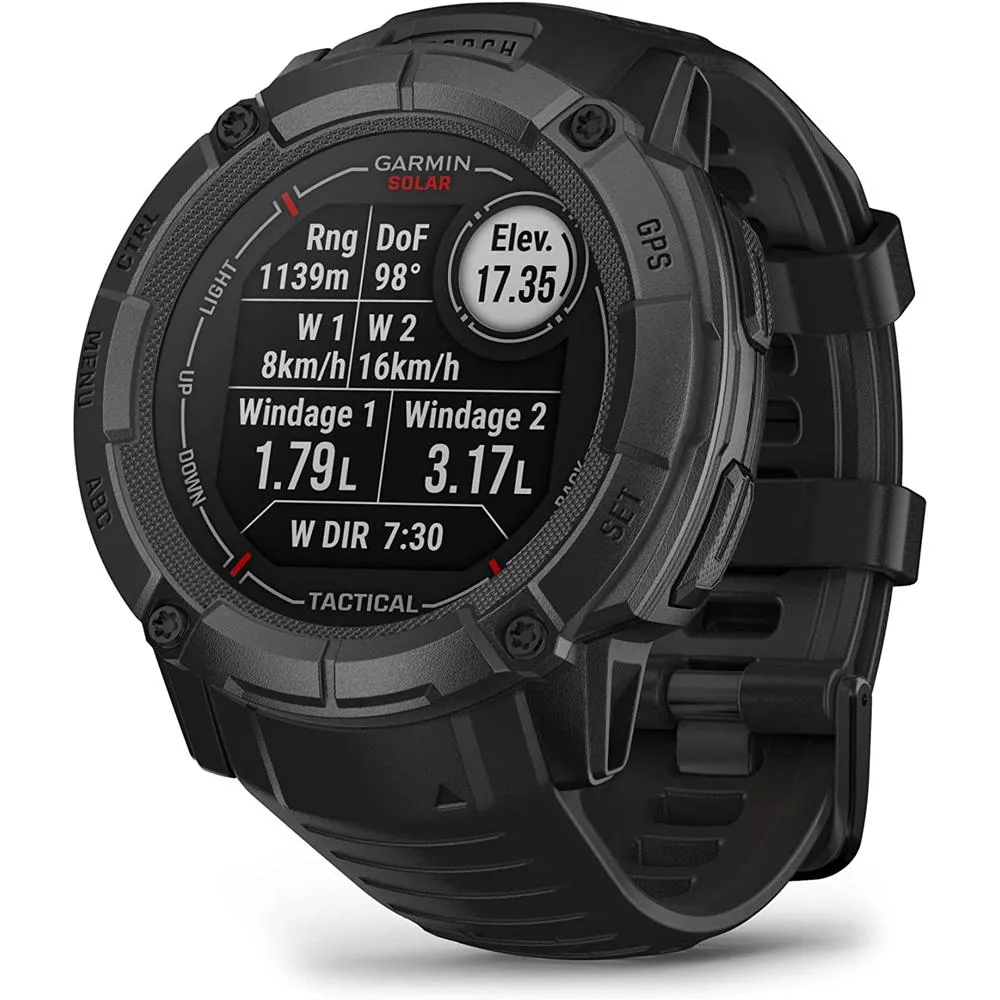 Garmin Instinct 2X Solar GPS Smartwatch Tactical Edition Black   2 Year Warranty