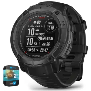 Garmin Instinct 2X Solar GPS Smartwatch Tactical Edition Black   2 Year Warranty