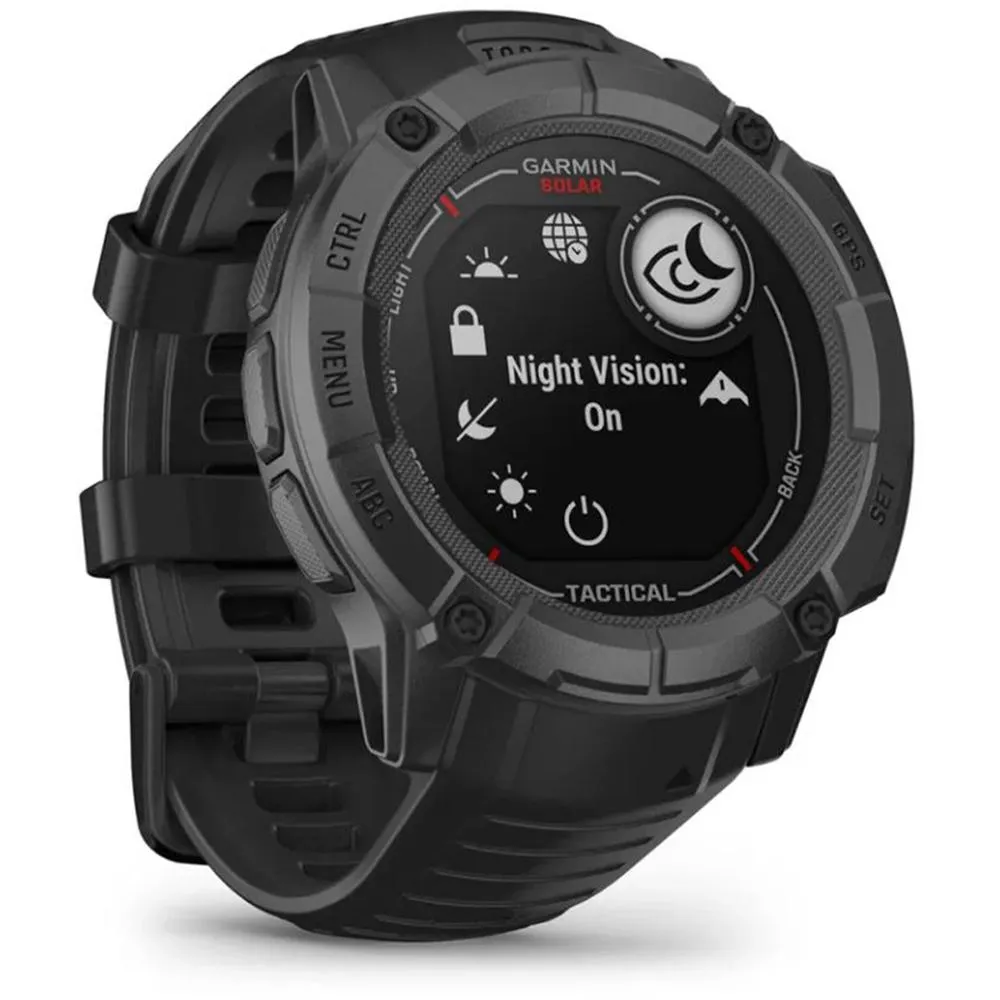 Garmin Instinct 2X Solar GPS Smartwatch Tactical Edition Black   2 Year Warranty