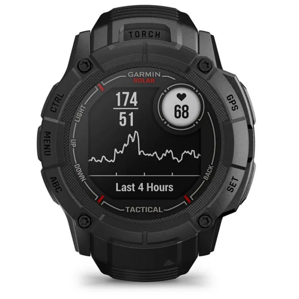 Garmin Instinct 2X Solar GPS Smartwatch Tactical Edition Black   2 Year Warranty