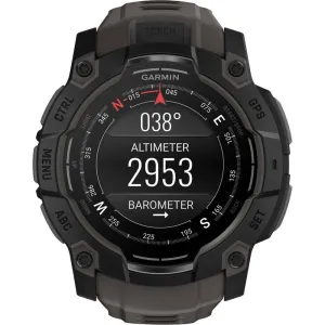 Garmin Instinct 3 - 50 mm Outdoor GPS Smartwatch, AMOLED, Black with Black Band
