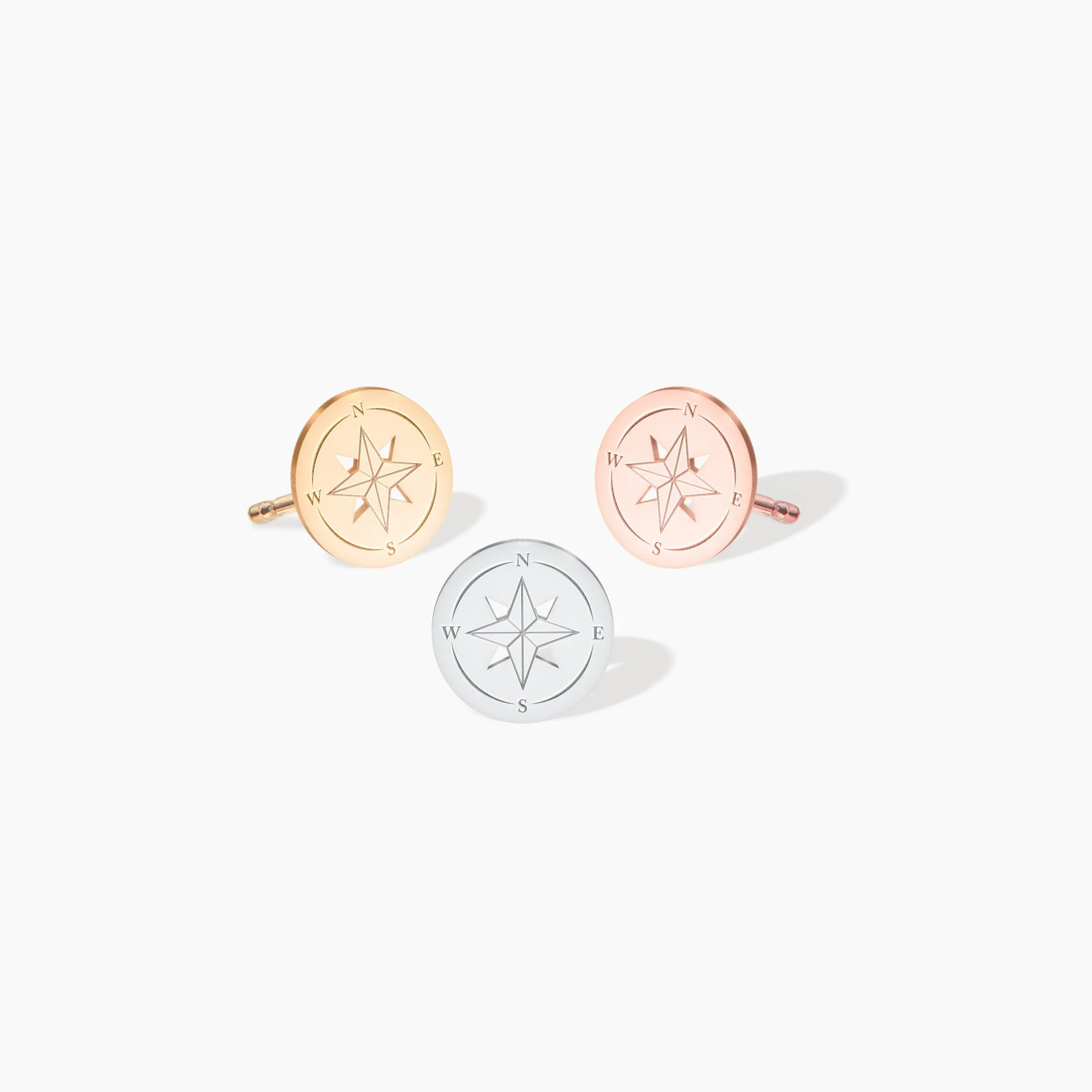 Gold Compass Stud