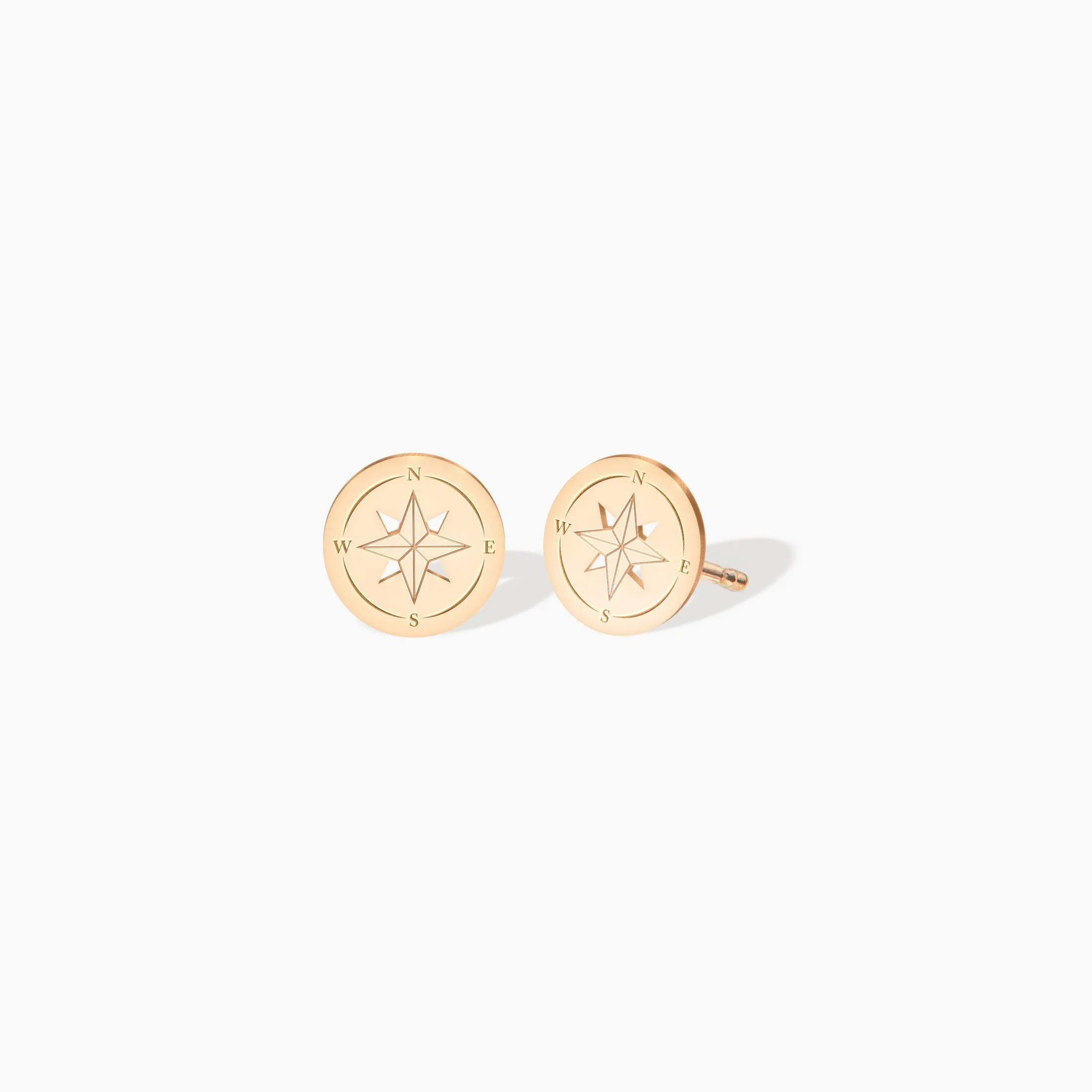 Gold Compass Stud