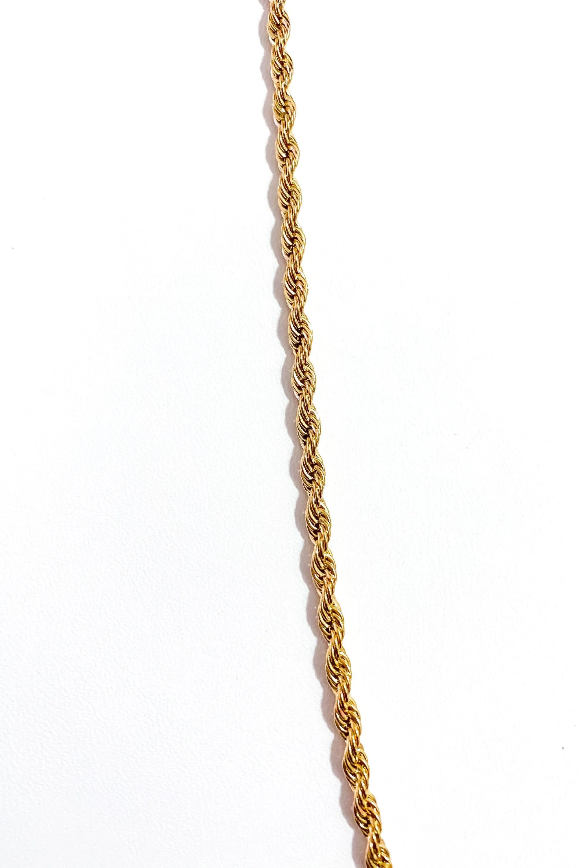 Gold Rope Chain Necklace - Unisex Statement Jewelry with Lifetime Warranty