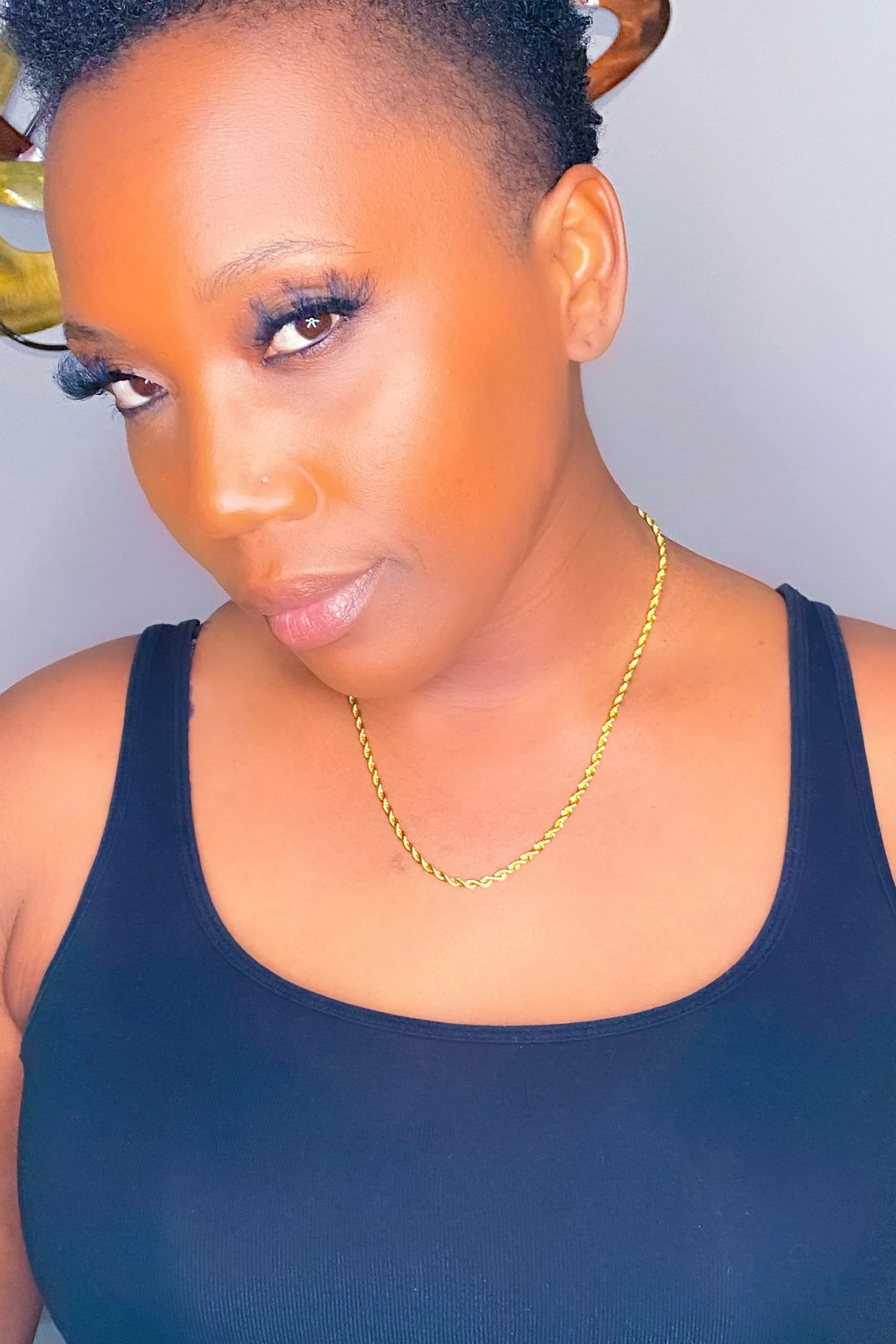 Gold Rope Chain Necklace - Unisex Statement Jewelry with Lifetime Warranty