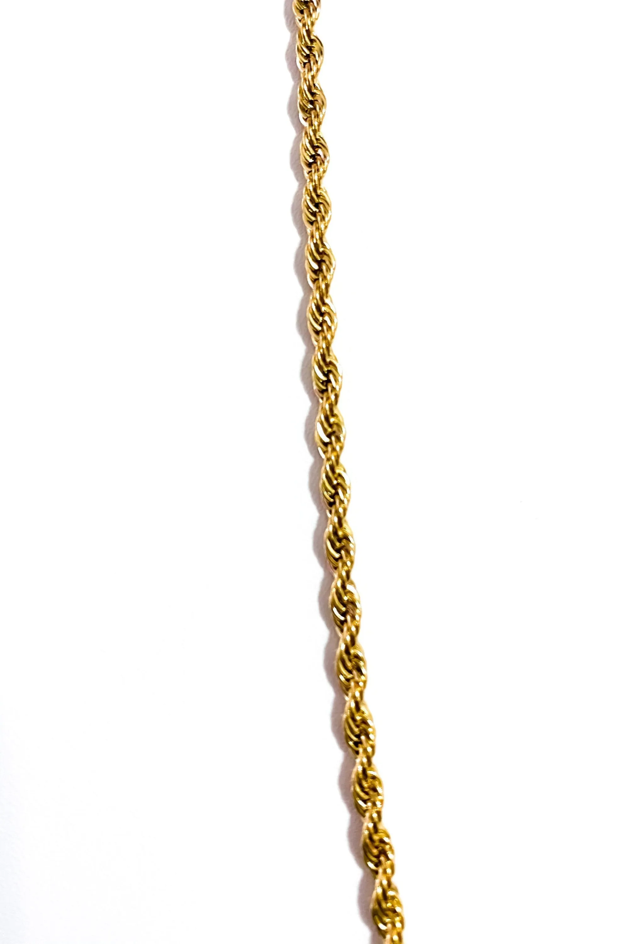 Gold Rope Chain Necklace - Unisex Statement Jewelry with Lifetime Warranty