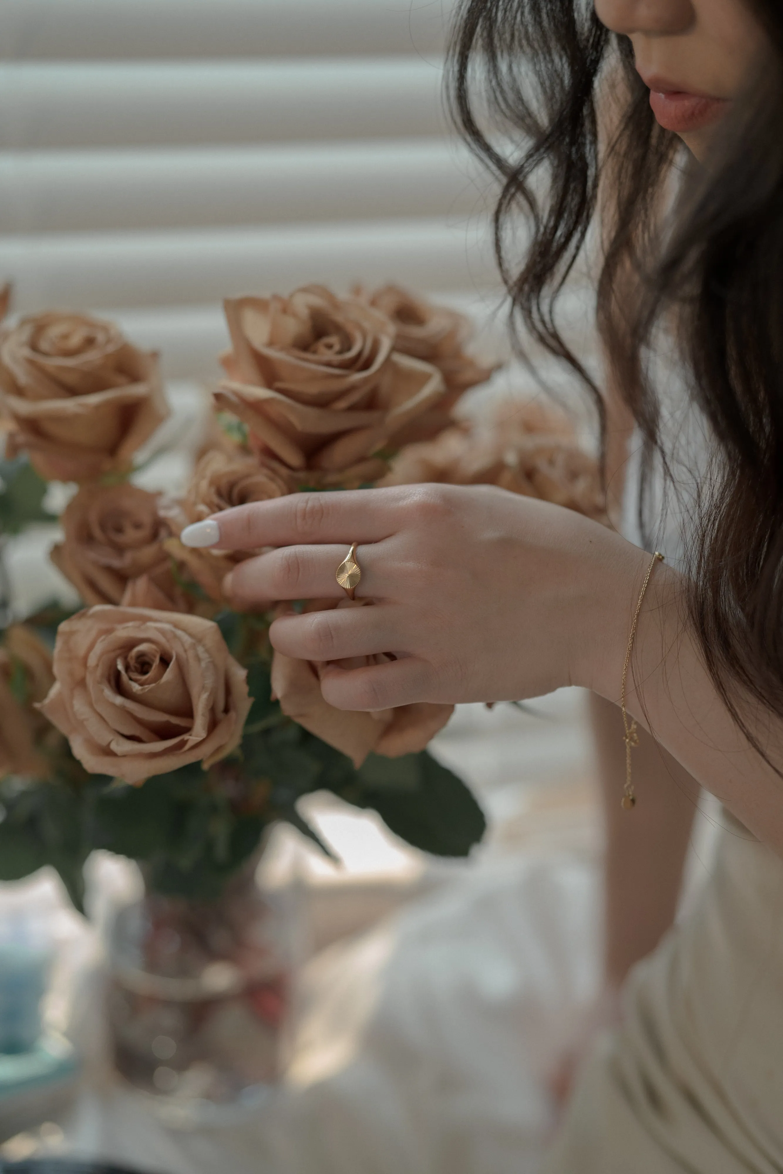 Gold Sunbeam Ring