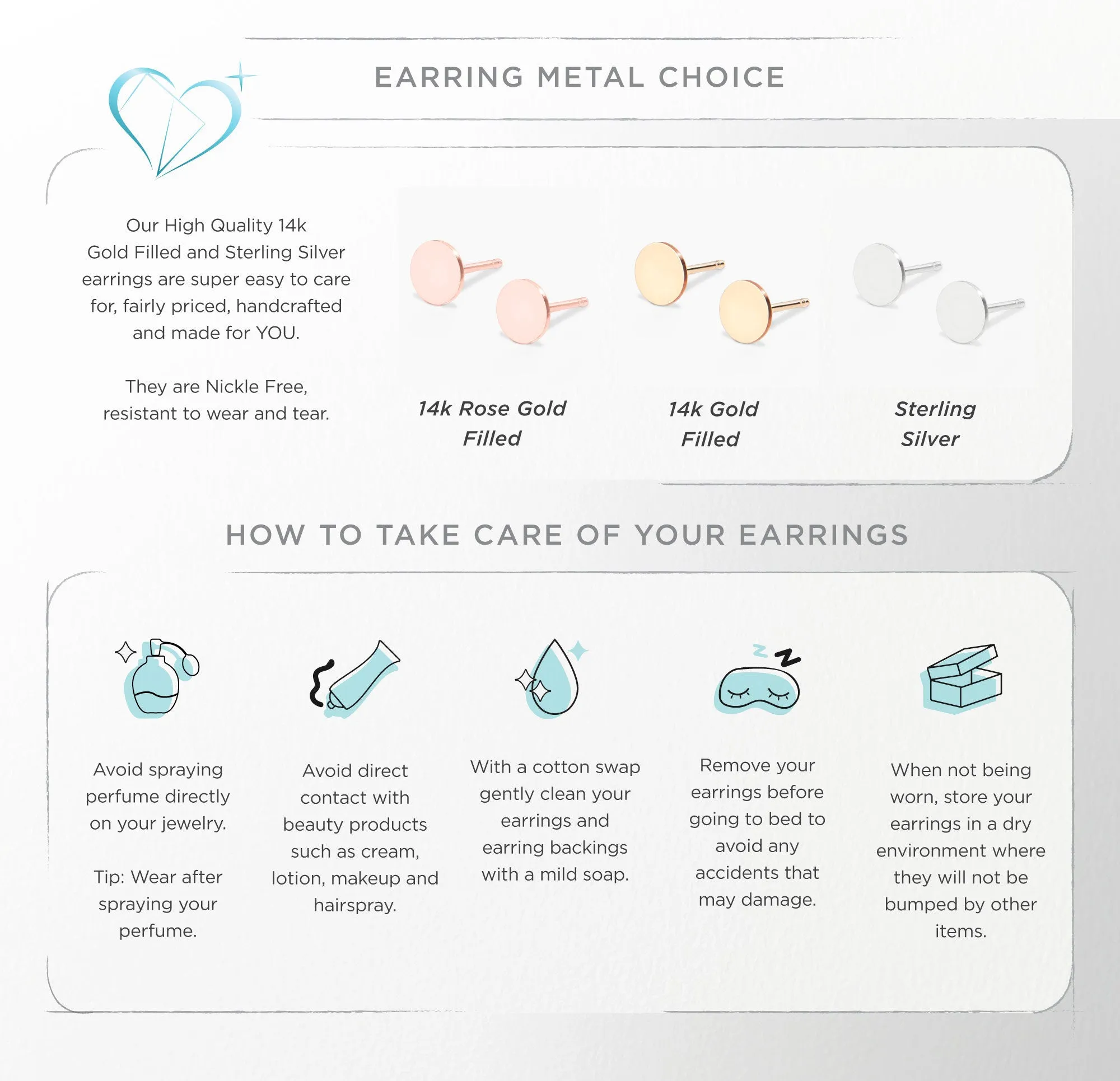 Gold Travel Earrings