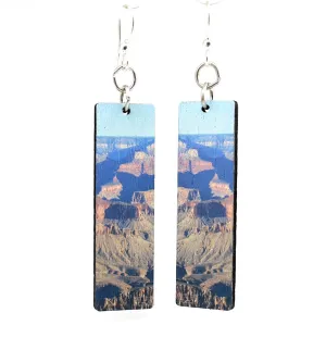 Grand Canyon Wood Earrings #S058