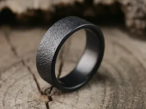Grit - Black Titanium Ring