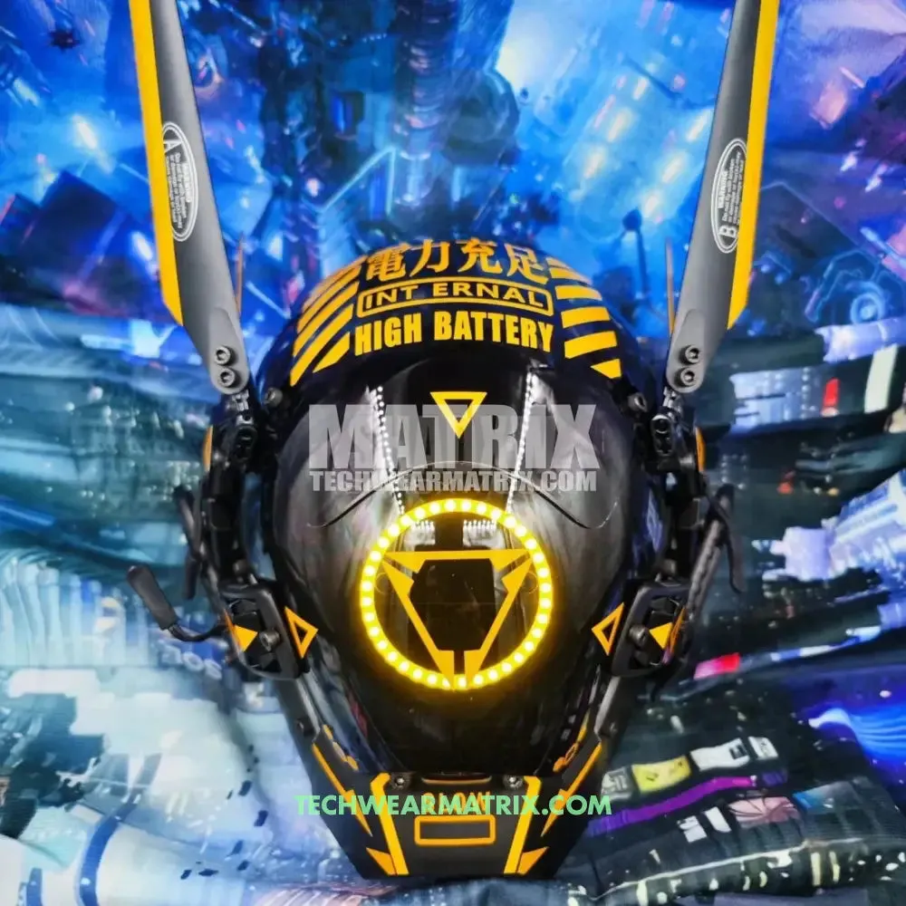 Harajuku Cyberpunk Helmet for Bold Fashion and Safety