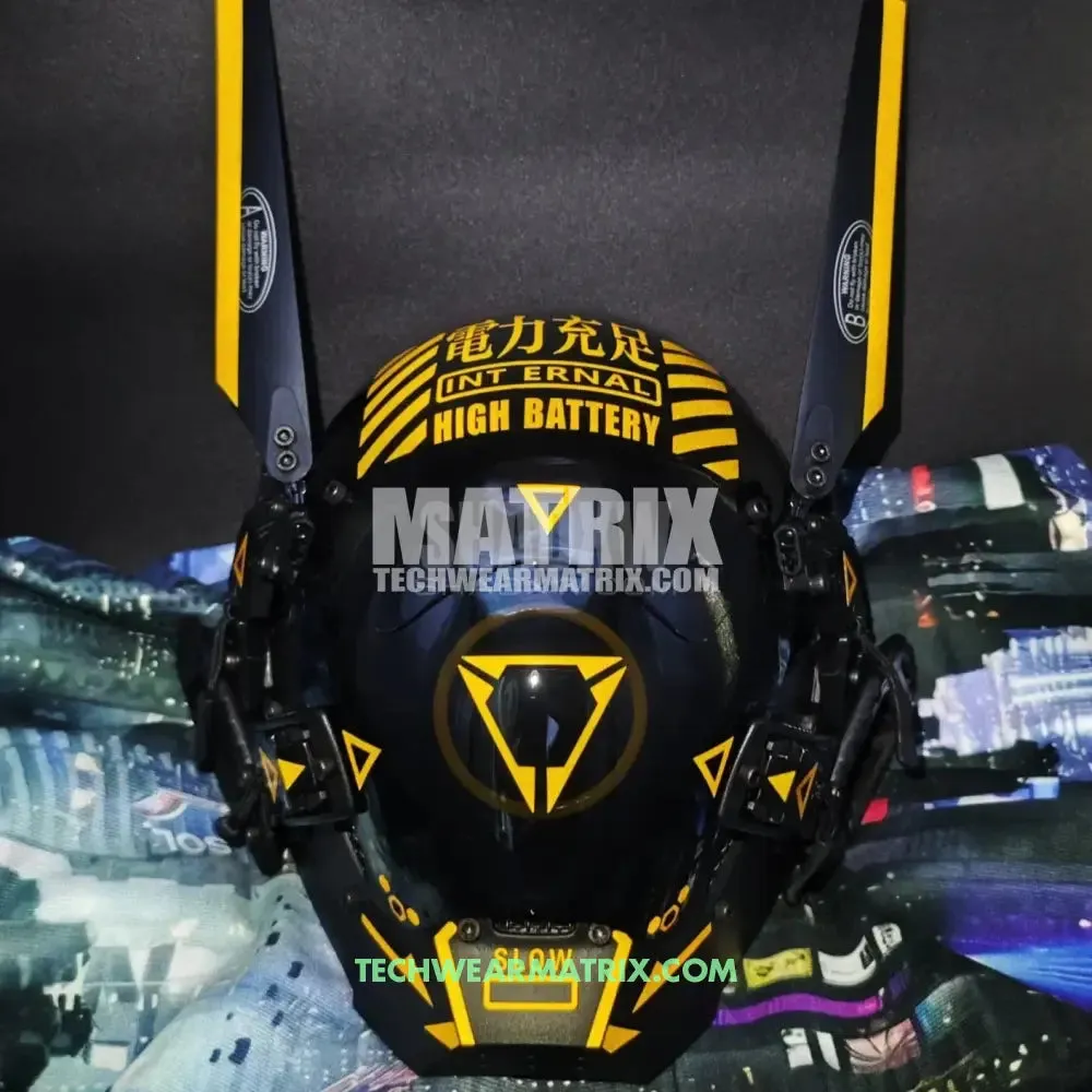 Harajuku Cyberpunk Helmet for Bold Fashion and Safety