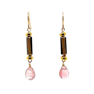 Heidi Tourmaline Wired Gem Drop Earrings