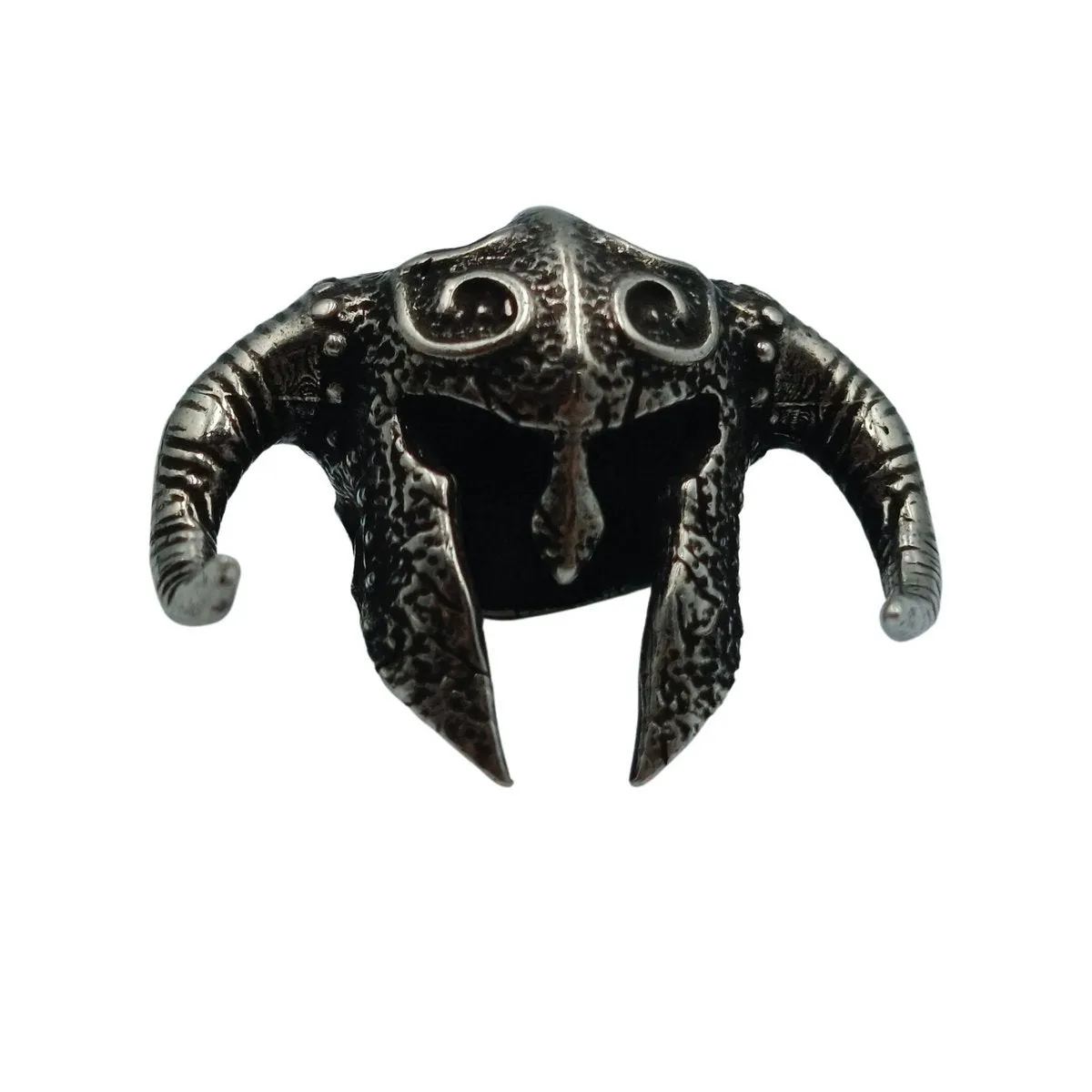 Horned viking helmet paracord bead