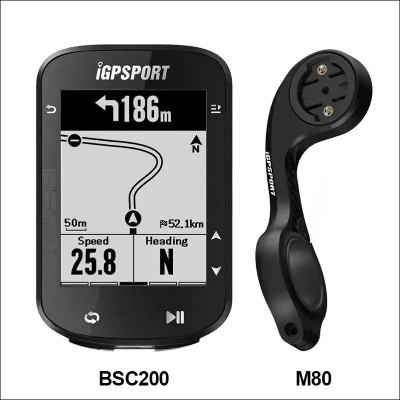 Igpsport bsc200 gps bicycle computer - wireless speedometer & route navigation