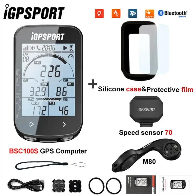 Igpsport igs10s gps enabled bike bluetooth 5.0 computer bsc100s road / mtb bicycle wireless