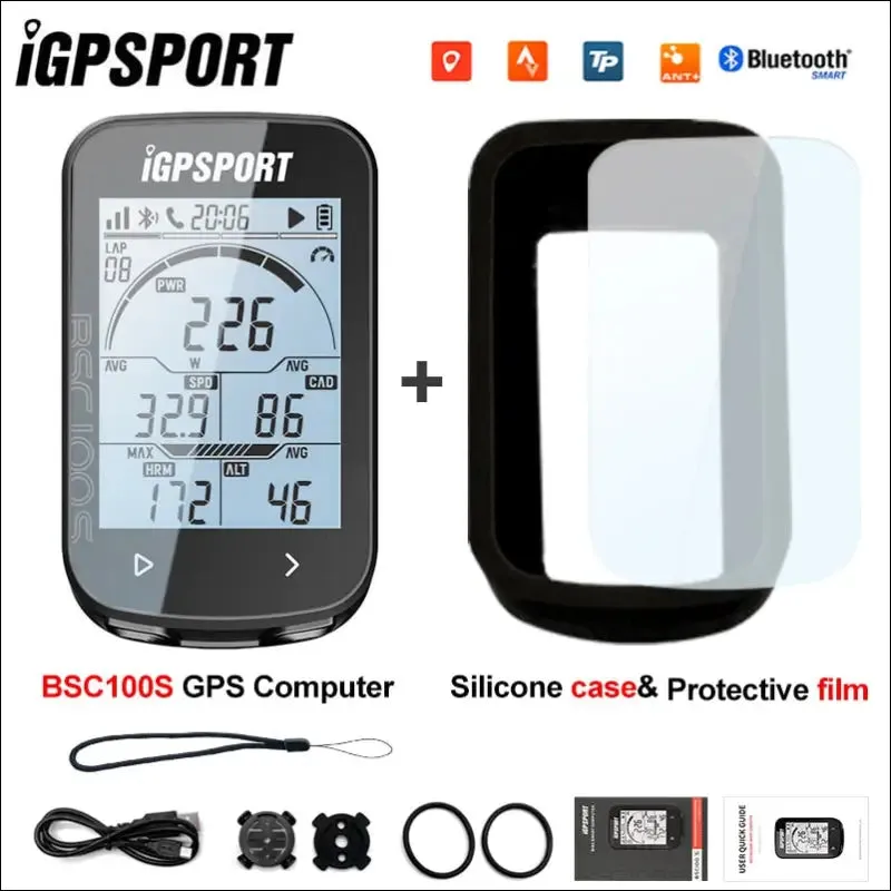 Igpsport igs10s gps enabled bike bluetooth 5.0 computer bsc100s road / mtb bicycle wireless