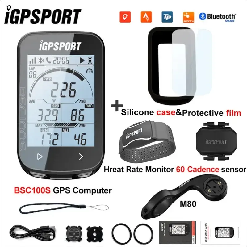 Igpsport igs10s gps enabled bike bluetooth 5.0 computer bsc100s road / mtb bicycle wireless